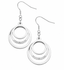 EXER48.STM STAINLESS STEEL WITH WHITE CZ EARRING