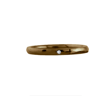 INR128A.JU STAINLESS STEEL RING W PVD AND CZ