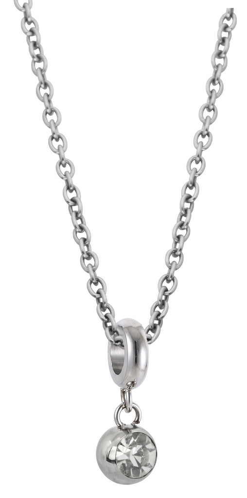 PSS238 STAINLESS STEEL PENDANT CZ AAB CO..