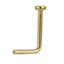 ABBN02 G-23 TITANIUM L-SHAPE NOSE STUD WITH ROUND DESIGN