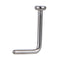 ABBN02 G-23 TITANIUM L-SHAPE NOSE STUD WITH ROUND DESIGN