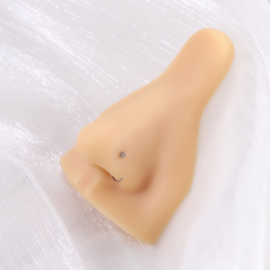 ABRN01 G-23 TITANIUM C-SHAPE NOSE STUD