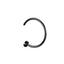 ABRN01 G-23 TITANIUM C-SHAPE NOSE STUD
