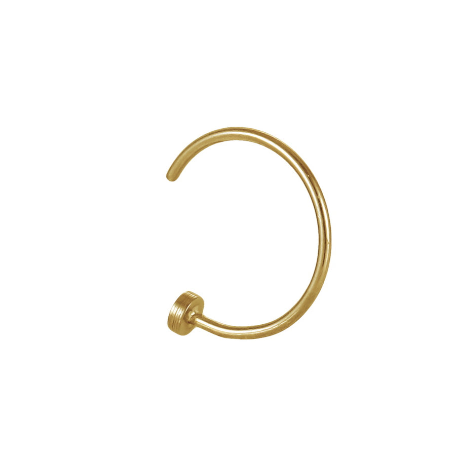 ABRN01 G-23 TITANIUM C-SHAPE NOSE STUD
