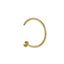 ABRN01 G-23 TITANIUM C-SHAPE NOSE STUD