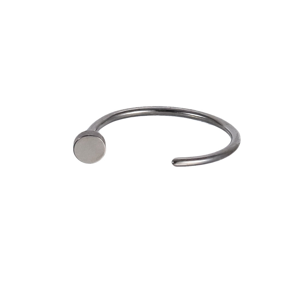 ABRN01 G-23 TITANIUM C-SHAPE NOSE STUD