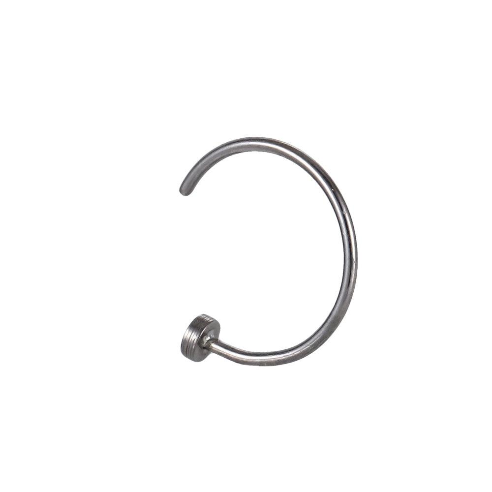 ABRN01 G-23 TITANIUM C-SHAPE NOSE STUD