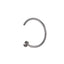 ABRN01 G-23 TITANIUM C-SHAPE NOSE STUD