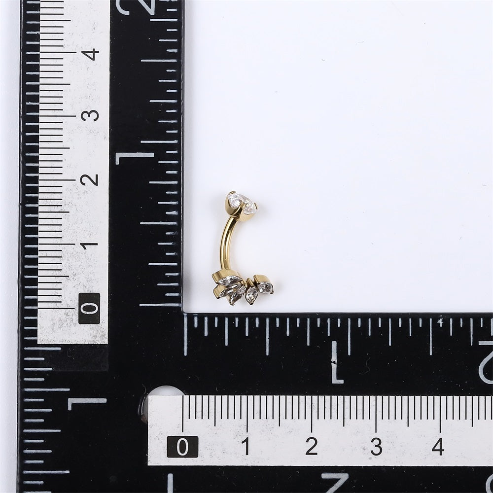 ADBS04 G-23 TITANIUM INTERNAL THREAD BELLY (UPSIDE DOWN)