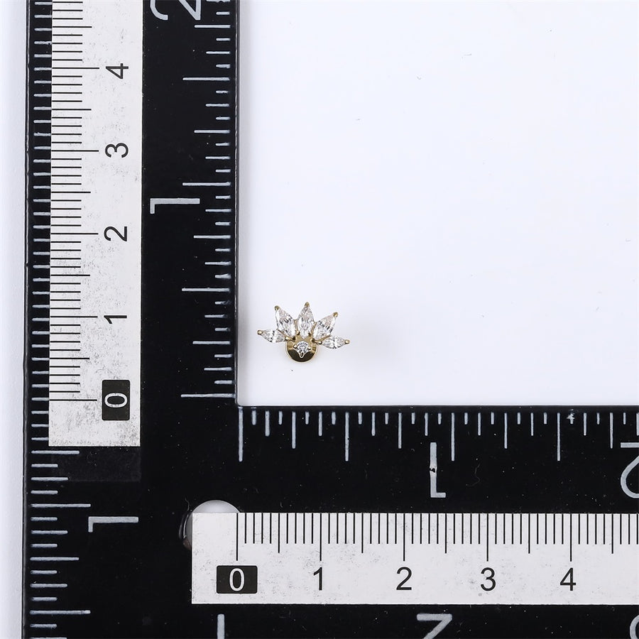 ADBS04 G-23 TITANIUM INTERNAL THREAD BELLY (UPSIDE DOWN)