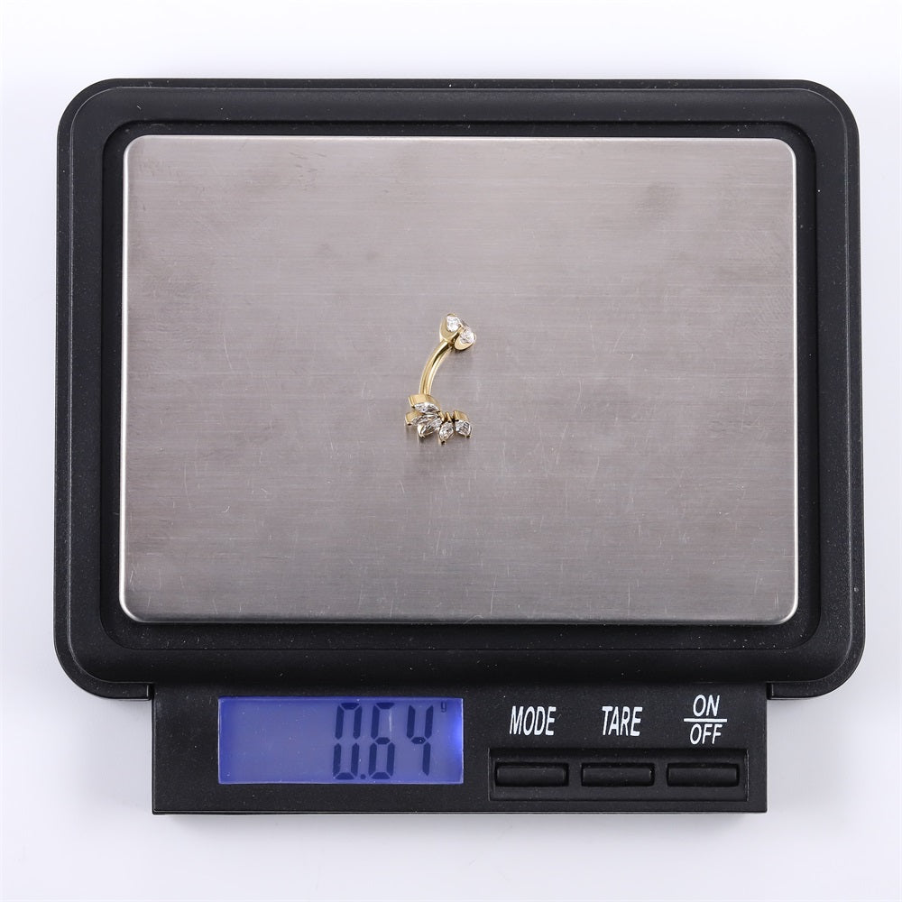 ADBS04 G-23 TITANIUM INTERNAL THREAD BELLY (UPSIDE DOWN)