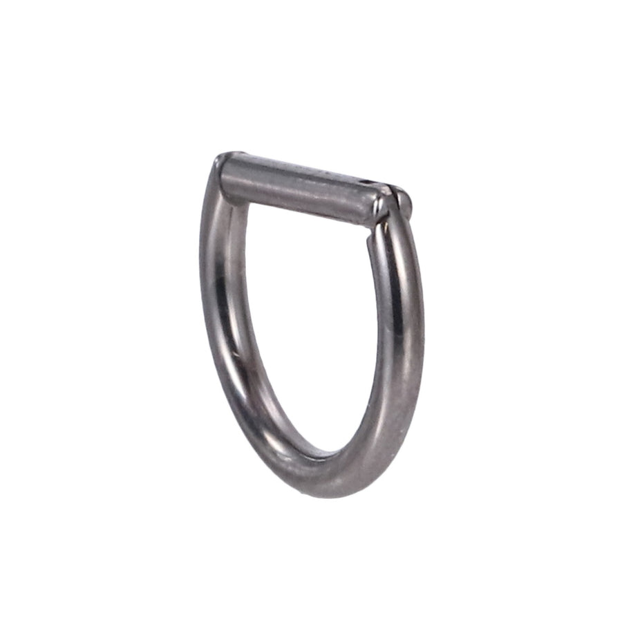 ADCM22 G-23 TITANIUM HINGED BCR WITH D SHAPEE DESIGN
