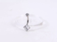 ADJBL2S10 G-23 TITANIUM INTERNAL THREAD BELLY WITH SQUARE CZ