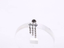 ADLBJ20 G-23 TITANIUM INTERNAL THREAD LABRET WITH CZ AND CHAIN