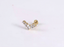 ADLBJ31 G-23 TITANIUM INTERNAL THREAD LABRET WITH CZ