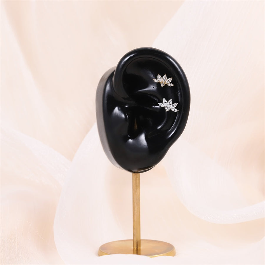 ADLBJ34 G-23 TITANIUM INTERNAL THREAD LABRET WITH CZ