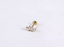 ADLBJ36 G-23 TITANIUM INTERNAL THREAD LABRET WITH CZ