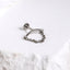 ADLBS11 G-23 TITANIUM INTERNAL THREAD LABRET WITH BAR CHAIN