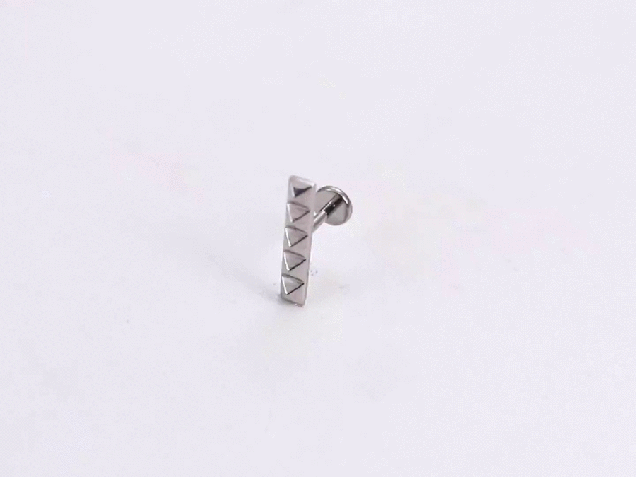 ADLBS15 G-23 TITANIUM INTERNAL THREAD LABRET WITH 5 CONE DESIGN