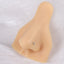 BBN30 STAINLESS STEEL L-SHAPE NOSE STUD WITH HEART DESIGN
