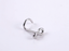 BBN31 STAINLESS STEEL L-SHAPE NOSE STUD WITH INFINITY DESIGN