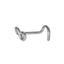 BBN31 STAINLESS STEEL L-SHAPE NOSE STUD WITH INFINITY DESIGN