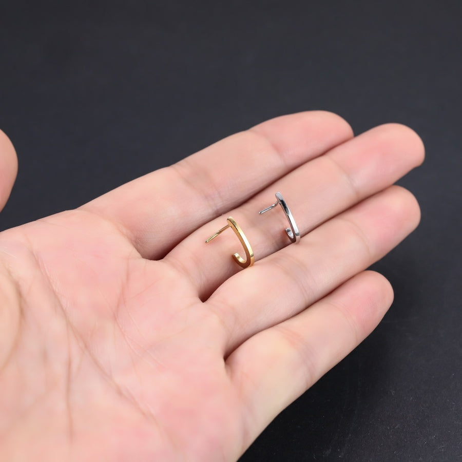 BBN32 STAINLESS STEEL L-SHAPE NOSE STUD