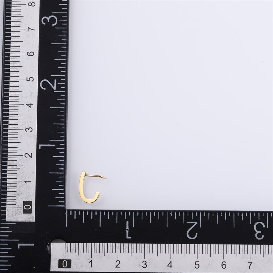 BBN32 STAINLESS STEEL L-SHAPE NOSE STUD