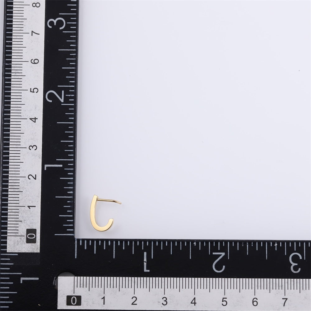 BBN32 STAINLESS STEEL L-SHAPE NOSE STUD