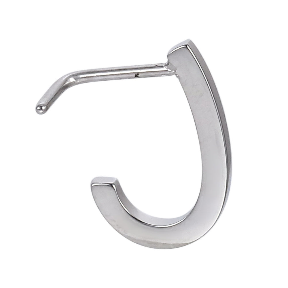BBN32 STAINLESS STEEL L-SHAPE NOSE STUD
