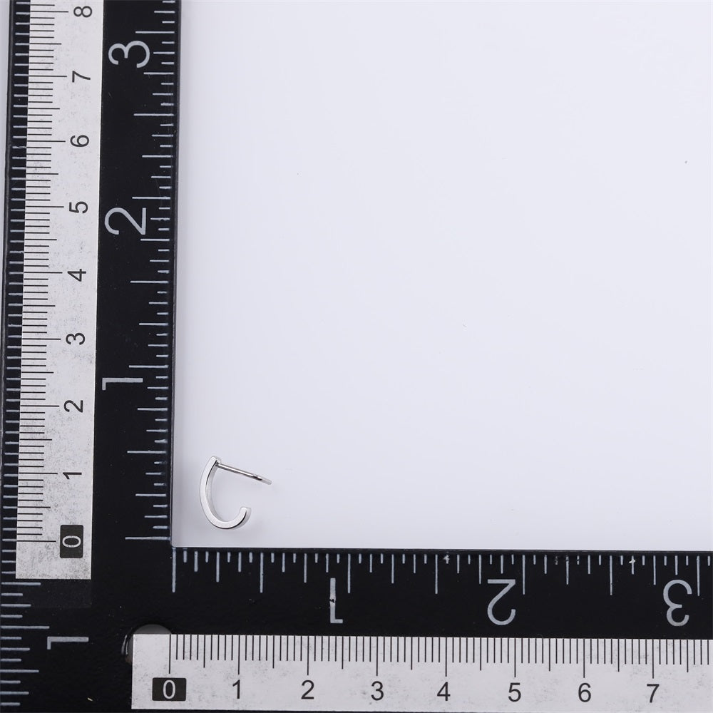 BBN33 STAINLESS STEEL L-SHAPE NOSE STUD