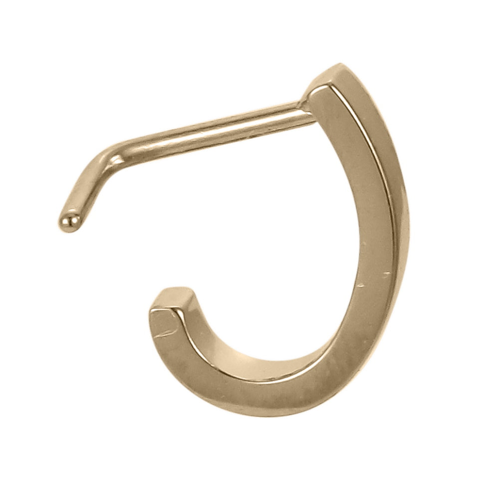 BBN33 STAINLESS STEEL L-SHAPE NOSE STUD