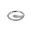 AAB Co stainless steel hinged BCR with snake design
