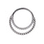 BCM60 STAINLESS STEEL HINGED BCR WITH ROPE DESIGN