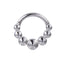 AAB Co stainless steel hinged BCR with ball cluster design

