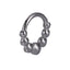 AAB Co stainless steel hinged BCR with ball cluster design
