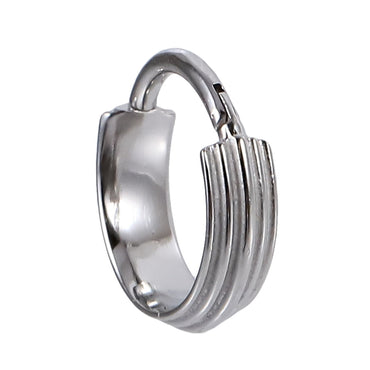AAB Co stainless steel hinged BCR with grooved design
