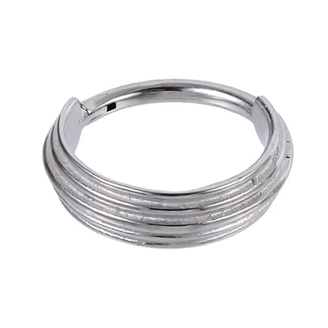 AAB Co stainless steel hinged BCR with grooved design
