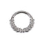 BCM66 STAINLESS STEEL HINGED BCR WITH WHEAT DESIGN
