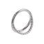 AAB Co stainless steel hinged BCR with rope design
