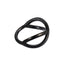 AAB Co stainless steel hinged BCR with X shape design in black finish
