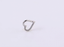 BCM75 STAINLESS STEEL HEART SHAPE HINGED BCR WITH CZ