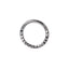 BCM78 STAINLESS STEEL HINGED BCR WITH ROPE TWIST PATTERN