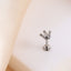 BLBJ28 STAINLESS STEEL INTERNAL THREAD LABRET WITH CROWN DESIGN