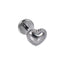 BLBJ32 STAINLESS STEEL INTERNAL THREAD LABRET WITH HEART DESIGN