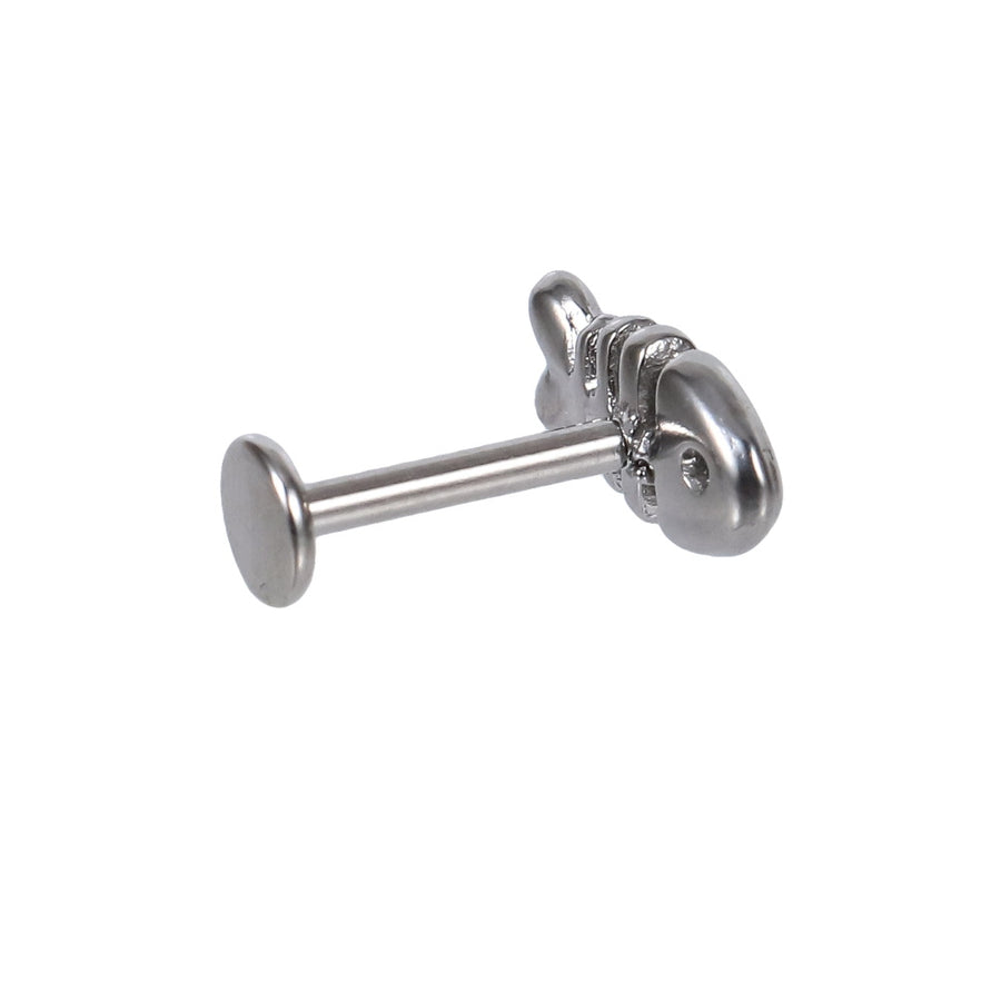 BLBJ34 STAINLESS STEEL INTERNAL THREAD LABRET WITH FISH DESIGN