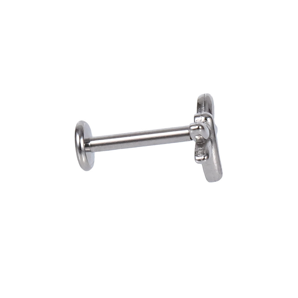 BLBJ36 STAINLESS STEEL INTERNAL THREAD LABRET WITH DRAGONFLY DESIGN
