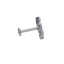 BLBJ37 STAINLESS STEEL INTERNAL THREAD LABRET WITH RECTANGLE CZ