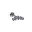 BLBJ39 STAINLESS STEEL INTERNAL THREAD LABRET WITH ROUND CZ