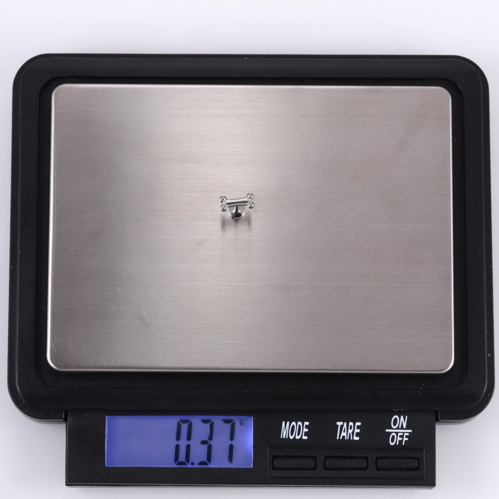 BLBJ43 STAINLESS STEEL INTERNAL THREAD LABRET WITH BONE DESIGN